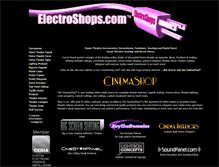Tablet Screenshot of electroshops.com